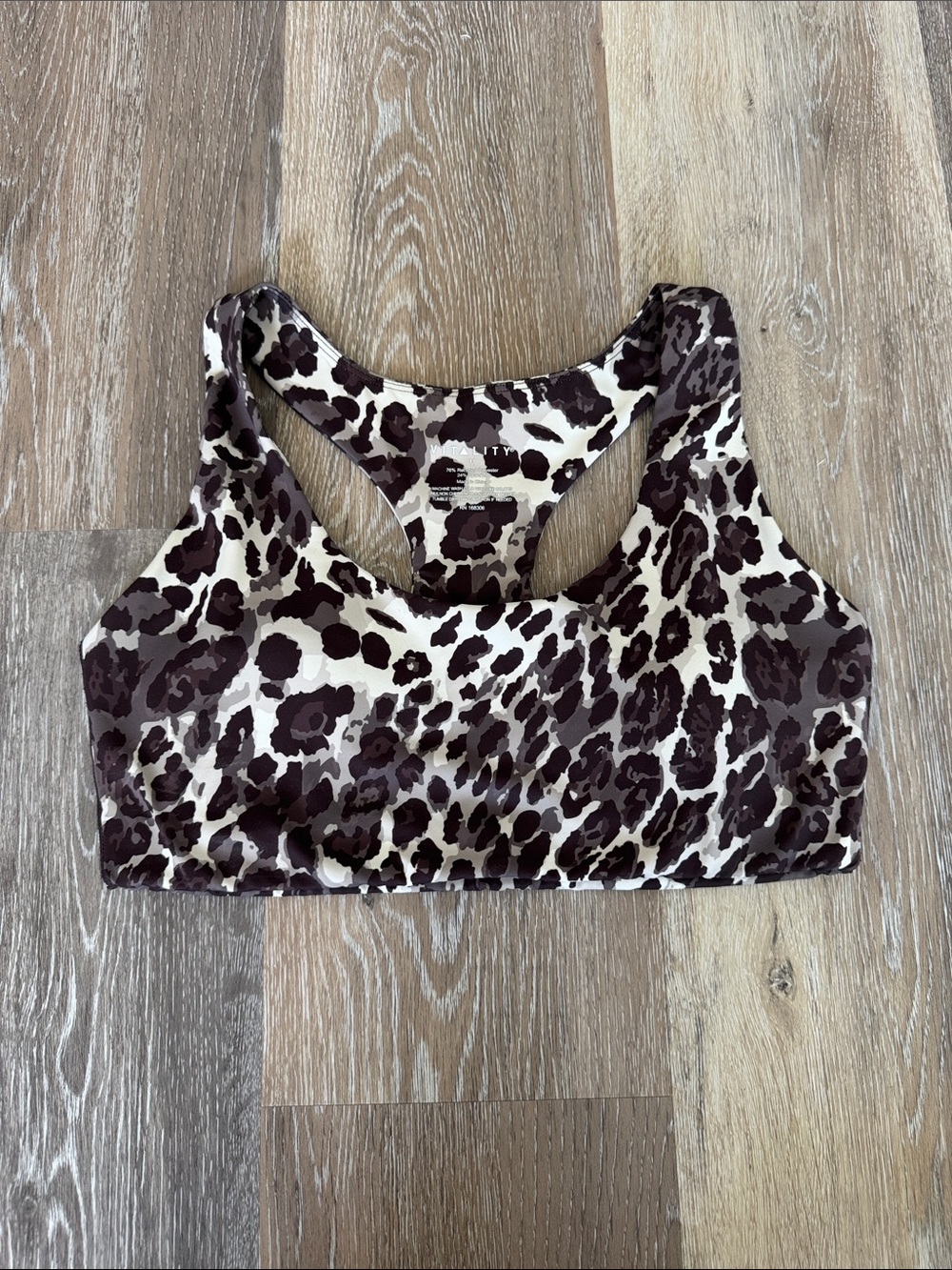 Vitality Pulse® Core Bra - King Cheetah (Brown/Cream) - Size M